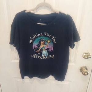 Disney Black Princess Jasmine Tee Shirt